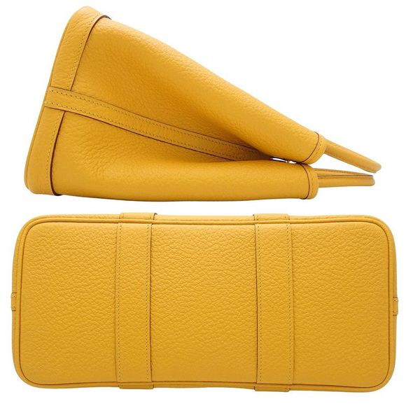 Hermes Garden Party TPM Handbag Yellow - Picture 2 of 6